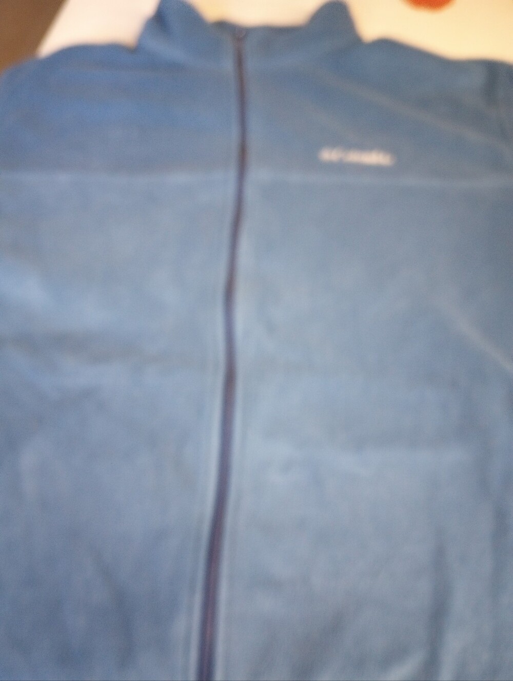 Columbia Blue Lightweight Full-Zip Fleece Shirt Jacket Size 2X-LARGE